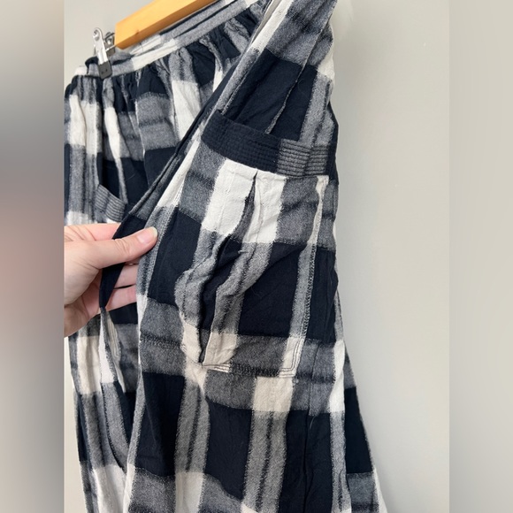 Lucky Brand Gigi Apron plaid wrap skirt - Picture 3 of 5